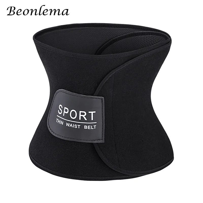 

Поясной тренажер Beonlema, женские бигуди и Шейперы, спортивный корсет для тела, черный пояс для похудения, Спортивный регулируемый сексуальный...