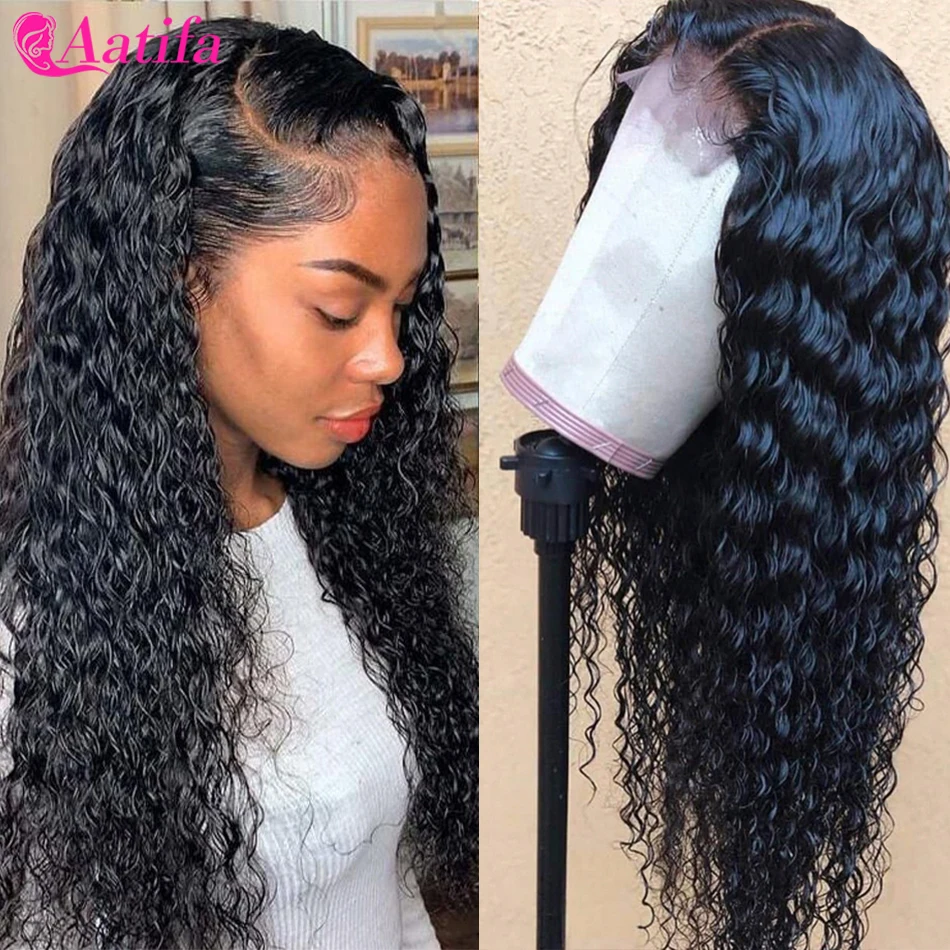 13x4 Lace Frontal Human Hair Wigs Pre Plucked Hair 5x5 HD Lace Deep Wave 100% Human Hair Wig Brazilian Remy Hair For Black Women