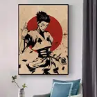 Картина Hisoka на стену, аниме фотообои с изображением Луны в японском стиле, Подарочный постер, холст для гостиной, украшение для дома с рамкой
