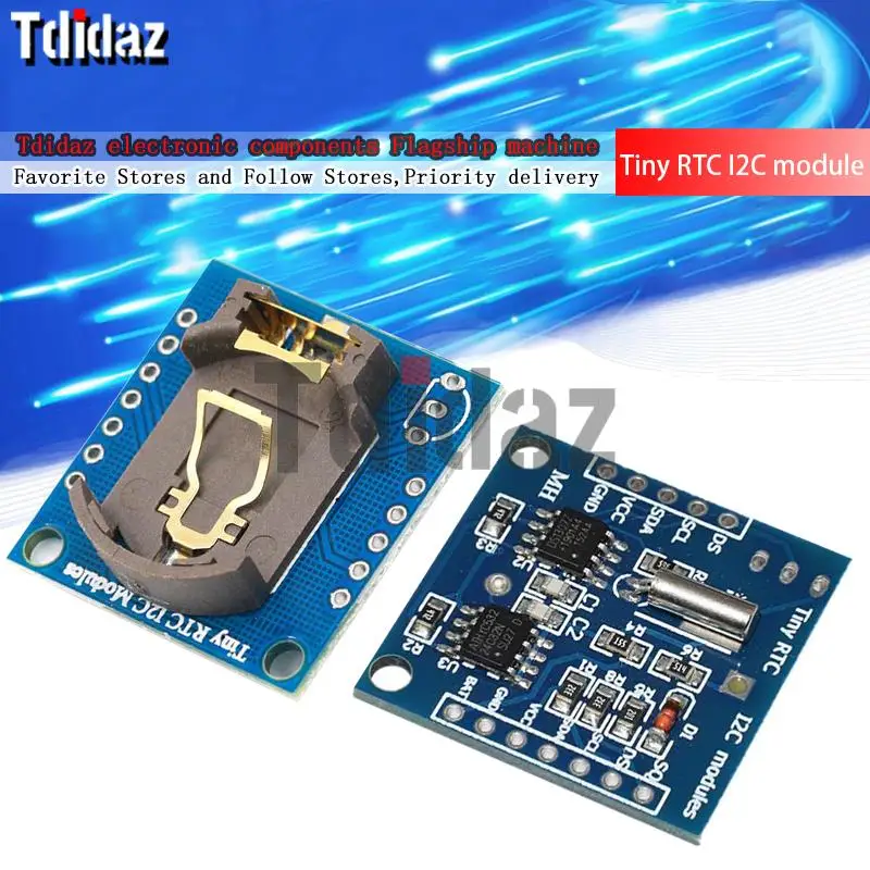 Крошечный модуль RTC I2C 24C32 память DS1307 тактовый модуль для Arduino Smart Car