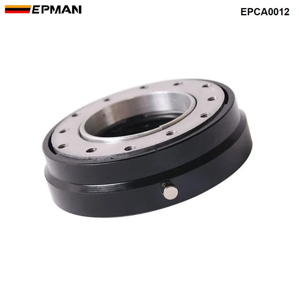 Фото EPMAN Hot Selliing Тонкая версия рулевого колеса Quick Release (синий, красный, черный, золотой, серебристый, фиолетовый) EPCA0012 №1