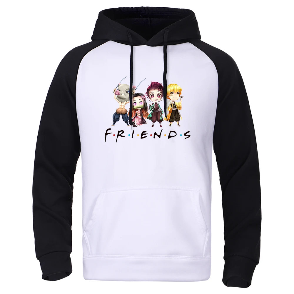 

Мужские зимние толстовки с капюшоном, популярная японская уличная одежда с длинным рукавом и аниме принтом, плотная Спортивная флисовая по...
