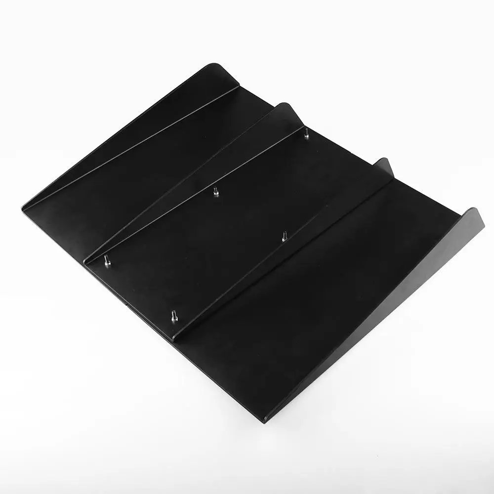 Универсальный задний бампер Adeeing x 21 &quotABS 4 плавника диффузор Fin Black для Honda Acura