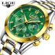 2020 LIGE Fashion Stainless Steel Mens Watches Top Brand Luxury Business Luminous Chronograph Quartz Watch Relogio Masculino+Box Other Image