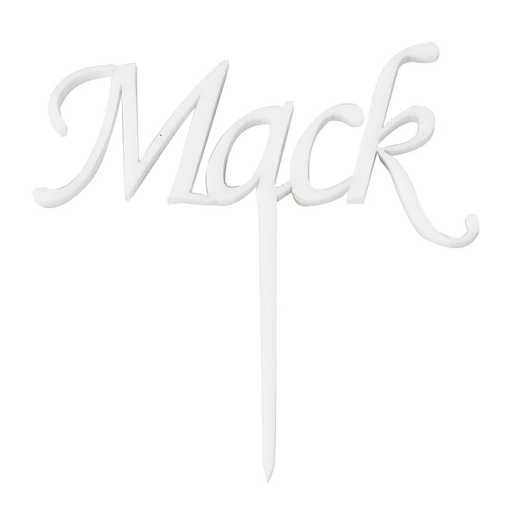 12 шт. персонализированные имя кекс топперы на заказ маленький торт баннер дерево