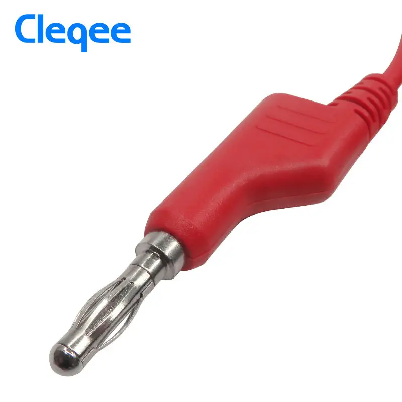 Cleqee P1036 1Set 5pcs 1M 4mm Banana to Plug Test Cable Lead for Multimeter 5 Colors DIY Supplies | Инструменты