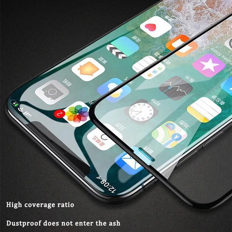 Защитное стекло 21D для iPhone X XS 6 6S 7 8 plus 11 Pro MAX XR Защитная пленка экрана|Защитные
