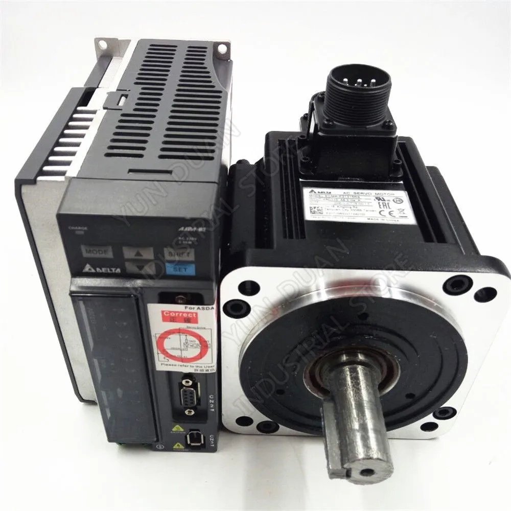Delta 2KW 3000 об/мин AC Серводвигатель комплект с тормозом ECMA C21020SS + ASD B2 2023 B 3PH 220V 2000W 6.37NM