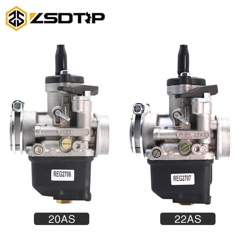 Карбюратор ZSDTRP Dellorto PHBL 20AS/22AS 2T(A) R2706/R2707 КАРБЮРАТОР как садовый с ручным воздухом |