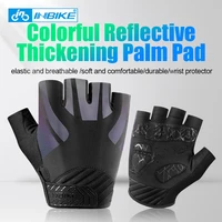 inbike 2021 new mens cycling gloves half finger reflective mtb road bike gloves women sport fitness riding bicycle gloves mh339