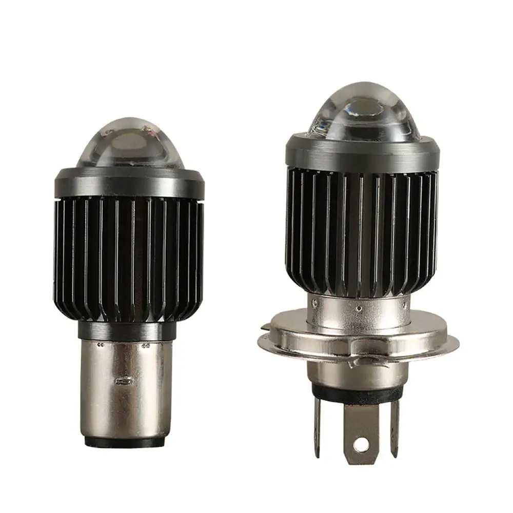 Новый H4 LED Чистая красная фара маленькая стальная пушка мотоцикл