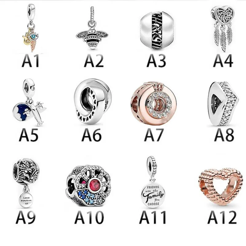 

Authentic 925 Sterling Silver Dream Catcher Aircraft Charm Is Applicable To The Original Pandora Women's Bracelet Necklace