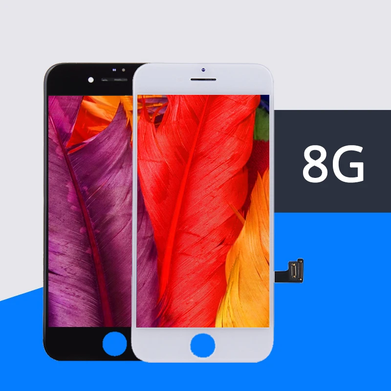 Pantalla LCD de grado AAA ++ para iPhone 8, digitalizador completo 3D, montaje de pantalla t&aacute;ctil, repuesto, env&iacute;o gratis, 5 uds.-0