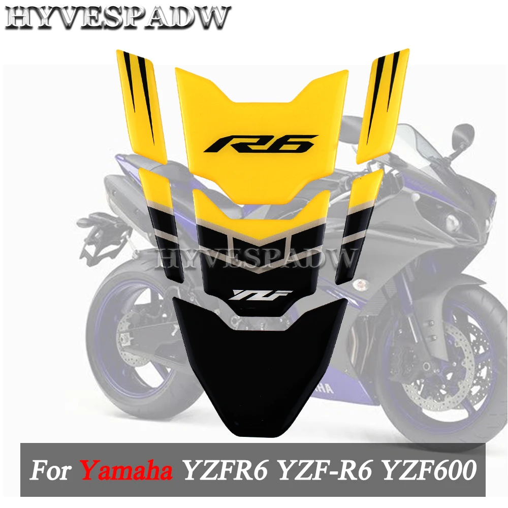 

Защитная Наклейка на бак мотоцикла, наклейки для Yamaha YZFR6 YZF-R6 YZF600, декоративная защита