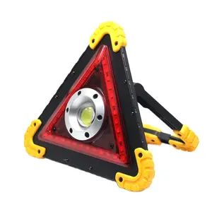 Многофункциональный портативный светодиодный светильник COB + Red, перезаряжаемый, для кемпинга, USB, 30 Вт, 2019