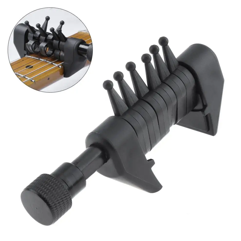 

Guitar Capo Multifunction Chord Capo Quick Change 6 Clamp Open Tuning Chords for Acoustic Guitar