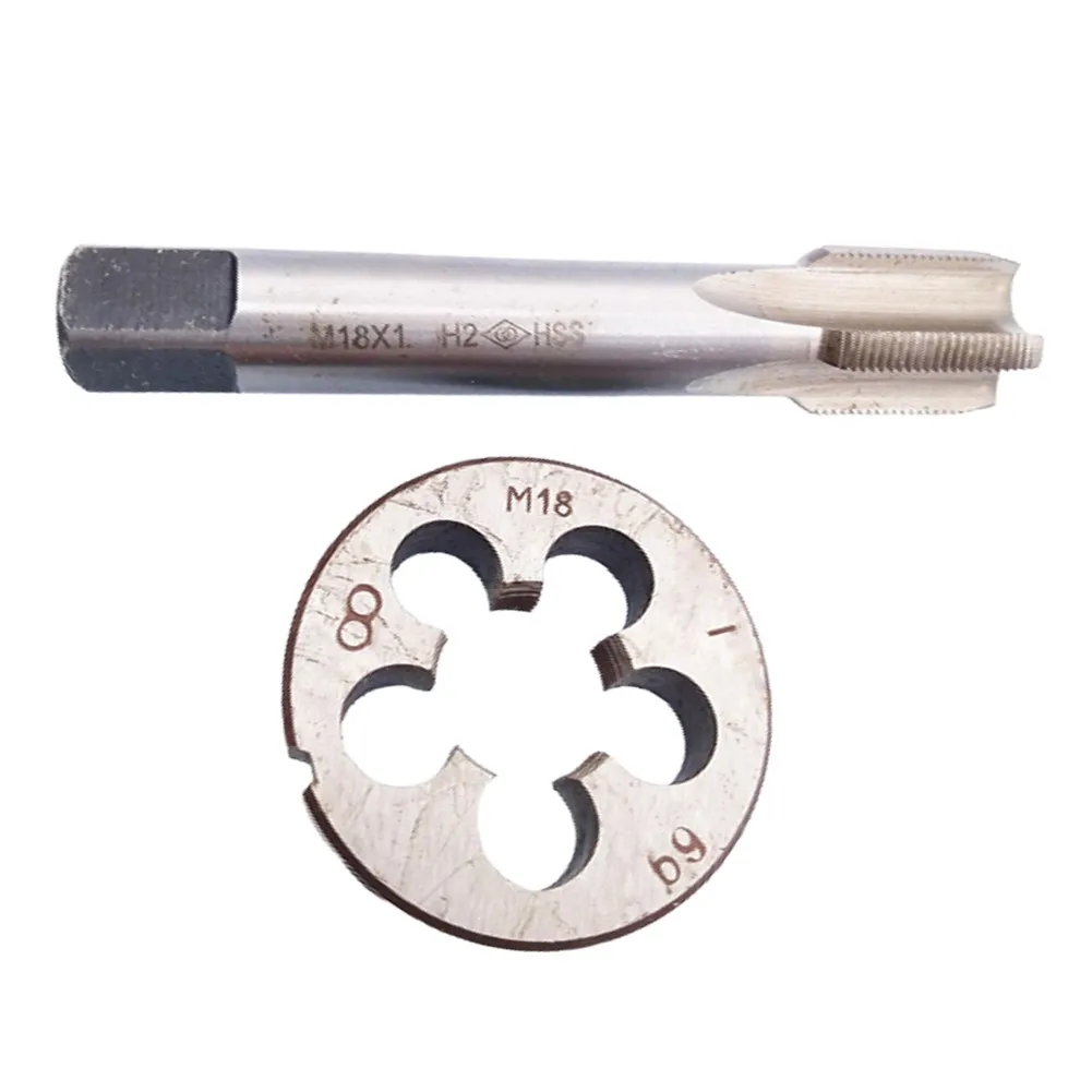 

2pcs M3 M6 M8 M10 M12 M14 M16 M18 M20 Left Hand Machine Tap And Die Set Metric Screw Thread Tap Drill Machine Plug Tap Die