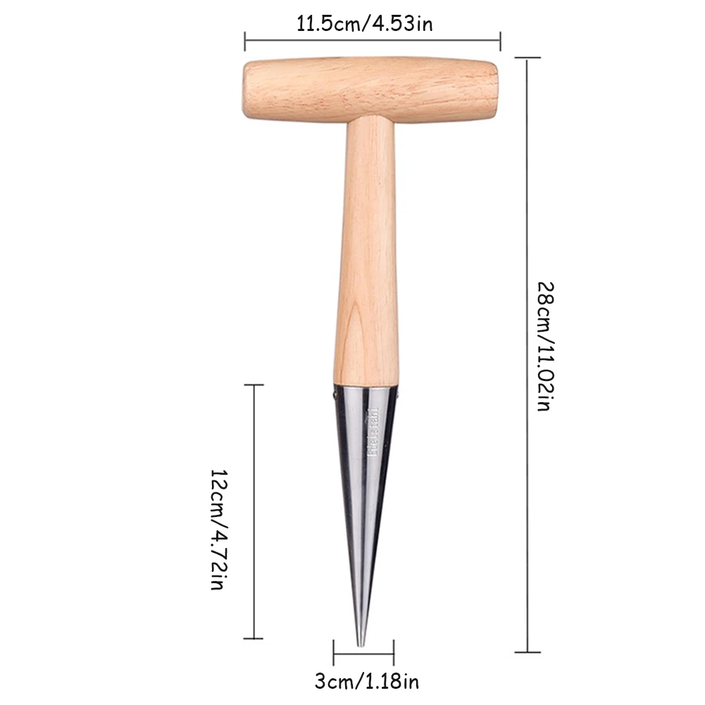 1 шт. дырокол для садоводства удобрения сеялки сеялка рассады садовый инструмент