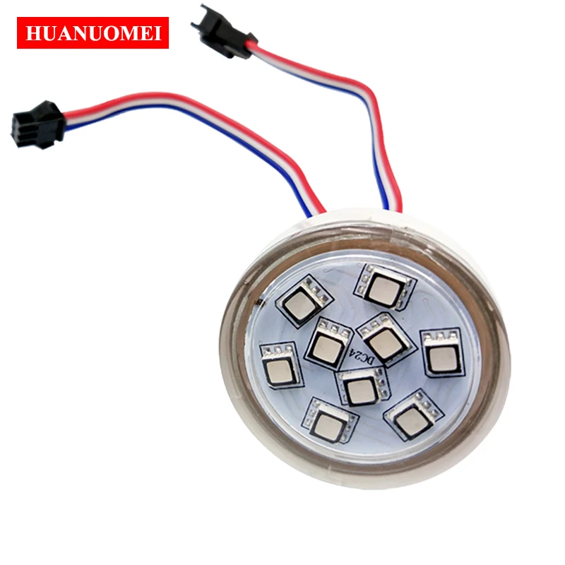 Адресная светодиодная Пиксельная лампа UCS1903 45 мм 9 светодиодов цифровой