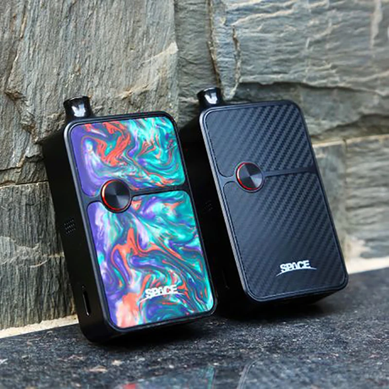 Оригинальный VapeOnly Space Mod Pod Kit 60 Вт Vape с РБА база/0. 4ohm/0. 6ohm/1.2ohm vAir-Mi катушка Vs Zeta/Target PM80