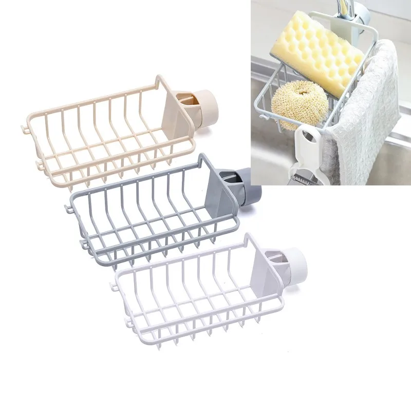 

Регулируемый держатель для слива раковины, стойка для губки, органайзер для смесителя, корзина для слива мыла, полка, сухая стойка с крючком,...