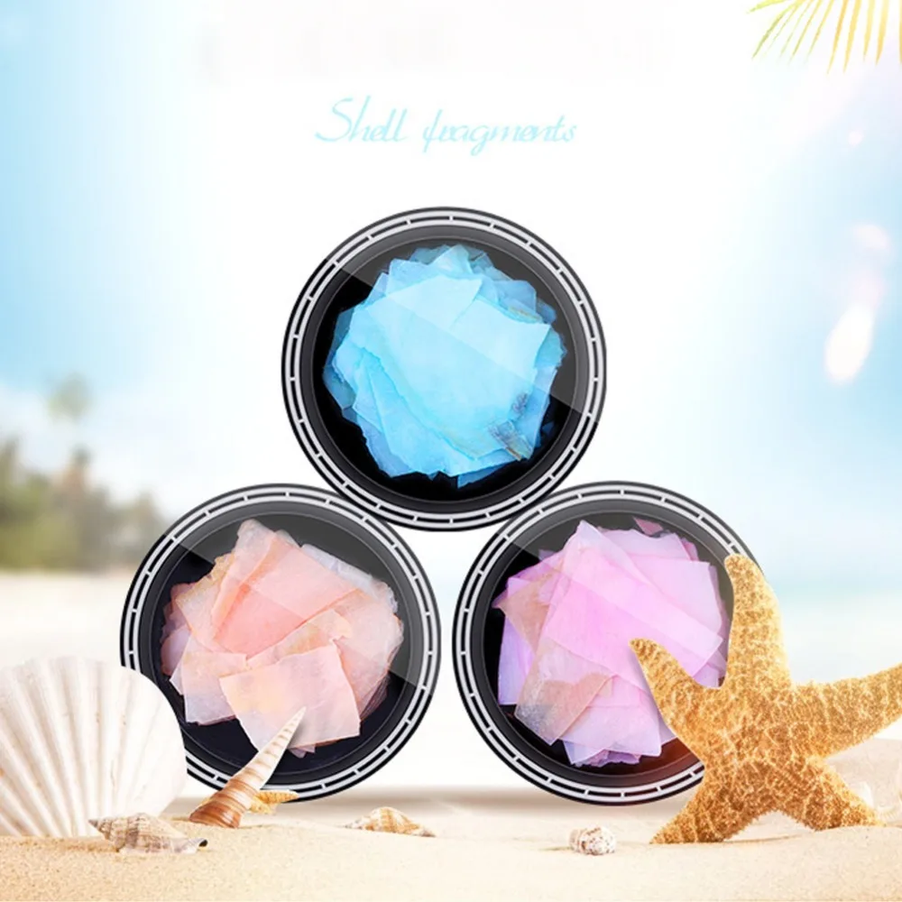 1 коробка красивая текстура натуральная морская раковина 3D Очаровательное