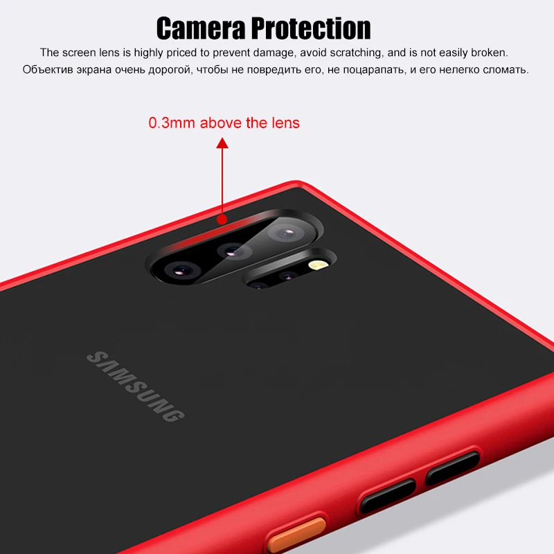360 противоударный силиконовый чехол бампер для телефона Samsung Galaxy Note 10 Plus + черный