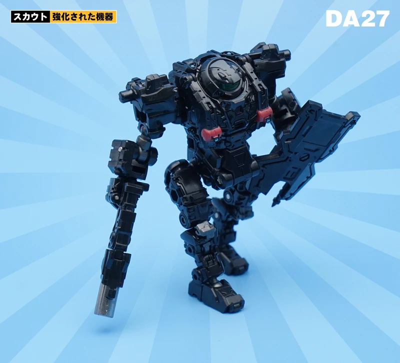 MFT трансформация DA27 DA-27 Diaclone power ed-suit power Suit Black Mech Solider Lost Planet фигурка игрушки