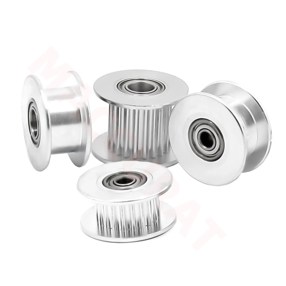 Шкив зубчатого колеса GT2 16/20 зубьев 3/5 мм алюминиевая шестерня ширина 6/10 для