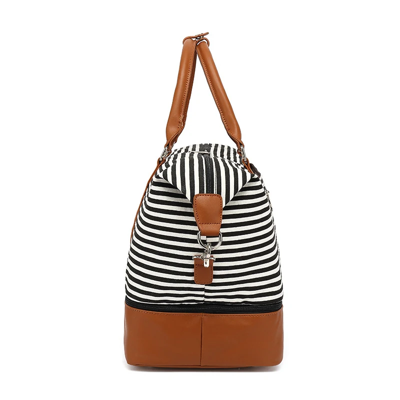 Casual Women Men Duffle Boston bag Short Travel Overnight Weekend Luggage Pouch Carry Clothes Toiletries Thing Organizer