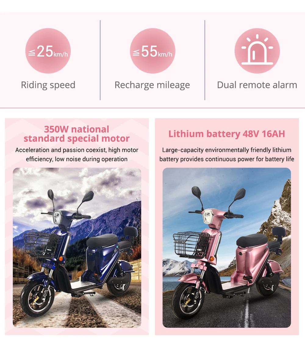 

Electric Motorbike Scooter Lithium Electric Motorcycle Battery High-Speed Electric Motorcycle Scooter Motor Moped Ebicycle
