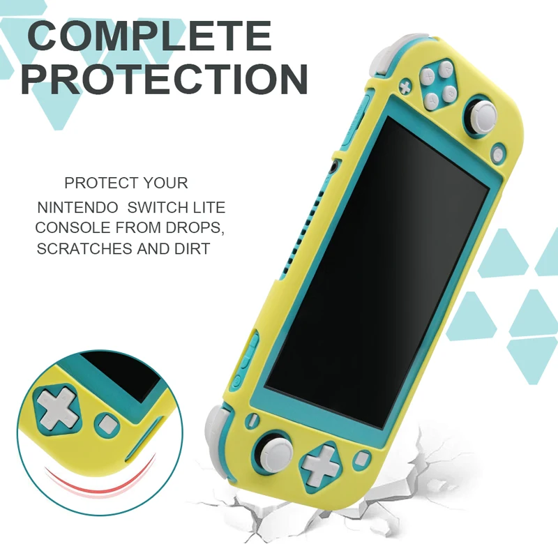 Мягкий силиконовый чехол защитный для Nintendo Switch Lite мягкий Кристальный консоли NS
