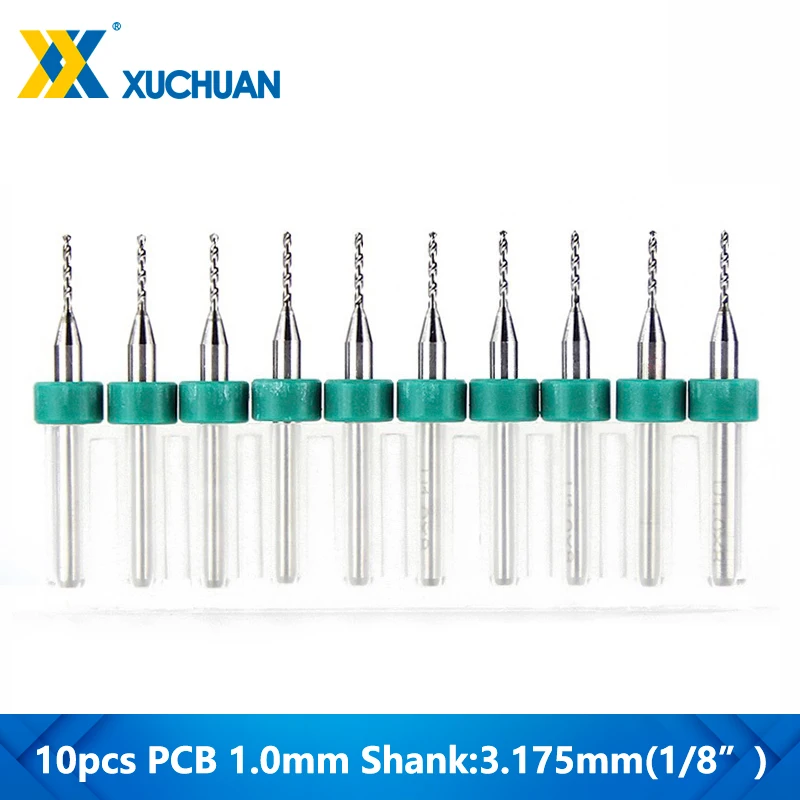 PCB сверло 10 шт. 1 0 мм Вольфрам Сталь для печатных плат гравировальное лезвие