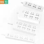 Удлинитель питания Xiaomi Mijia, 2500 Вт, 10 А, 5 стандартных розеток4 стандартных 4 регулирующих розетки с кабелем 1,8 м