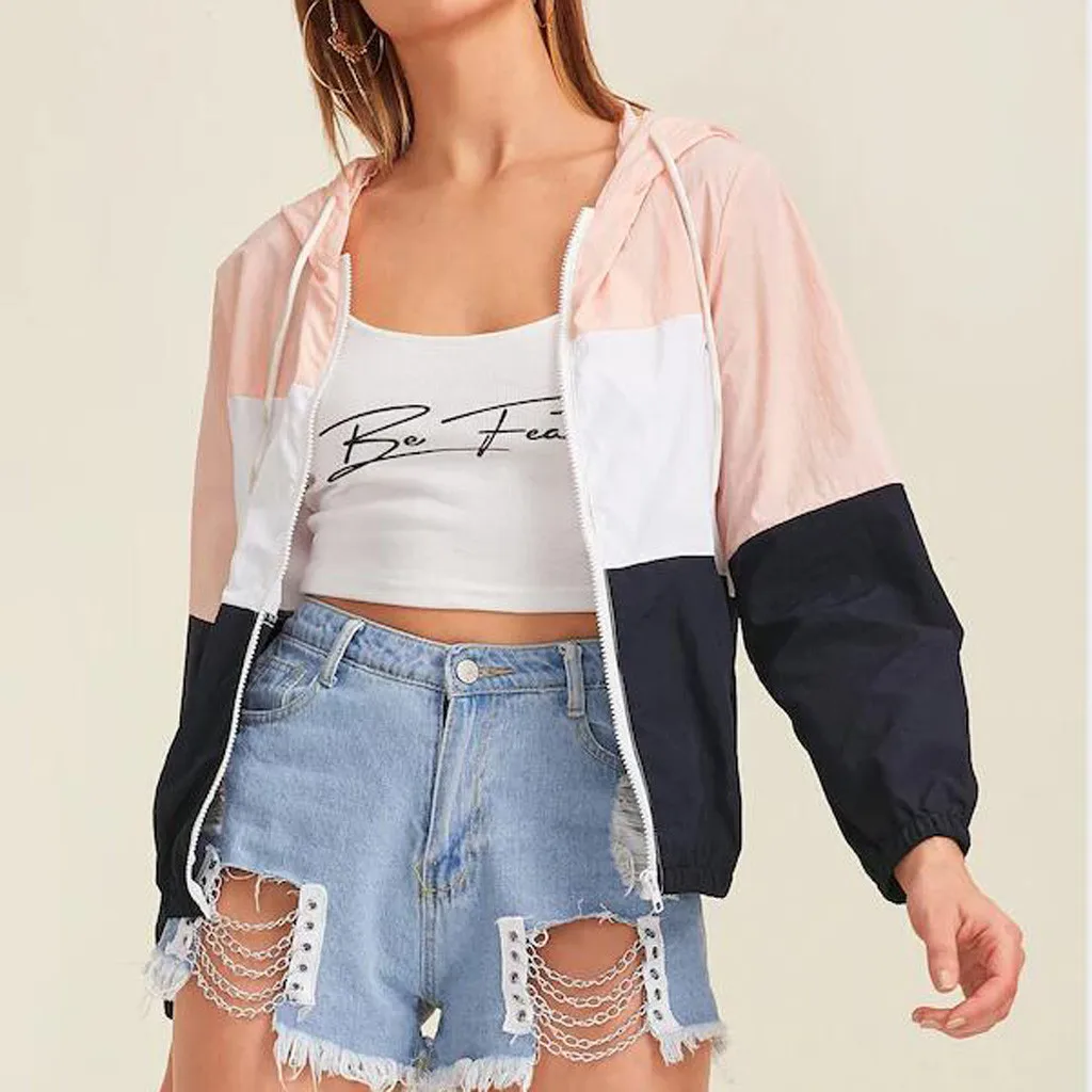 KANCOOLD пальто для женщин s Cut And Sew Drawstring с капюшоном ветровка верхняя одежда Модные