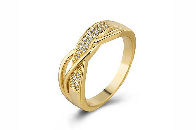 Kemstone Creatived Engagemnet кольцо медь золото посеребренное кольцо для женщин ювелирные изделия подарок