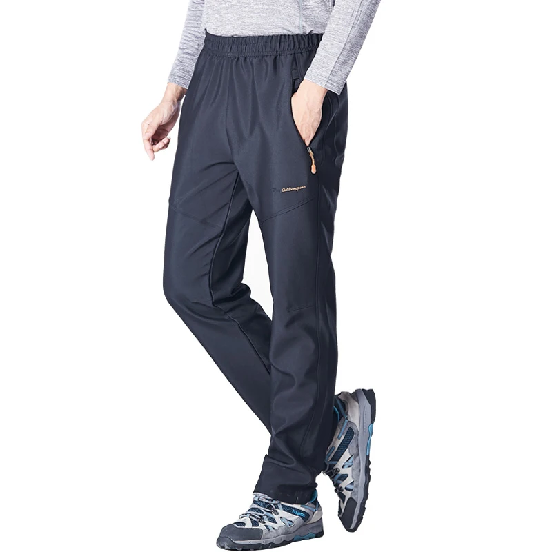 WindTaste мужские зимние походные уличные Штаны спортивные флисовые ветрозащитный