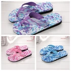 Женские домашние массажные шлепанцы, плоская подошва, камуфляжные, удобные тапочки для дома, летние Тапочки