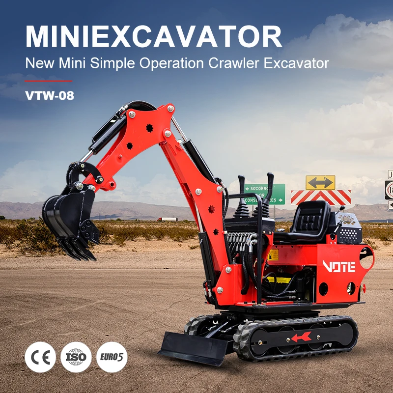CE EURO 5 Wholesale China Cheap Mini Crawler Excavator 1 Tons Small Digger For Sale