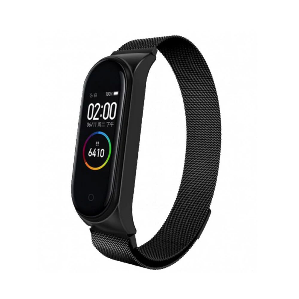 Металлический браслет Choifoo из нержавеющей стали для Xiaomi Mi Band 4/3 ремешок браслета