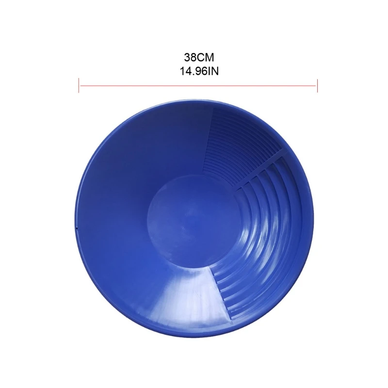 Plastic Gold Pan Basin Nugget Mining Dredging Prospecting for Sand Manual Wash Panning Equipment |