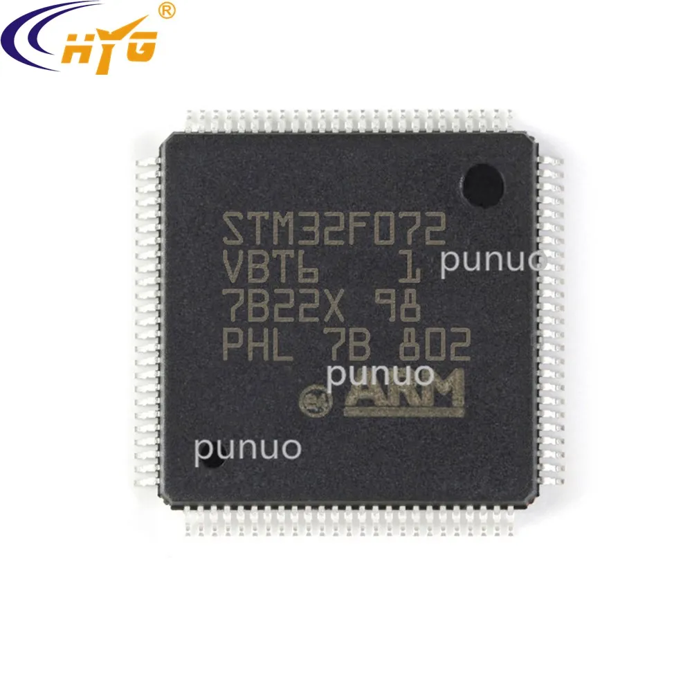 Оригинальная аутентичная Инкапсуляция STM32F072VBT6 LQFP 100 32 битный микроконтроллер 128K