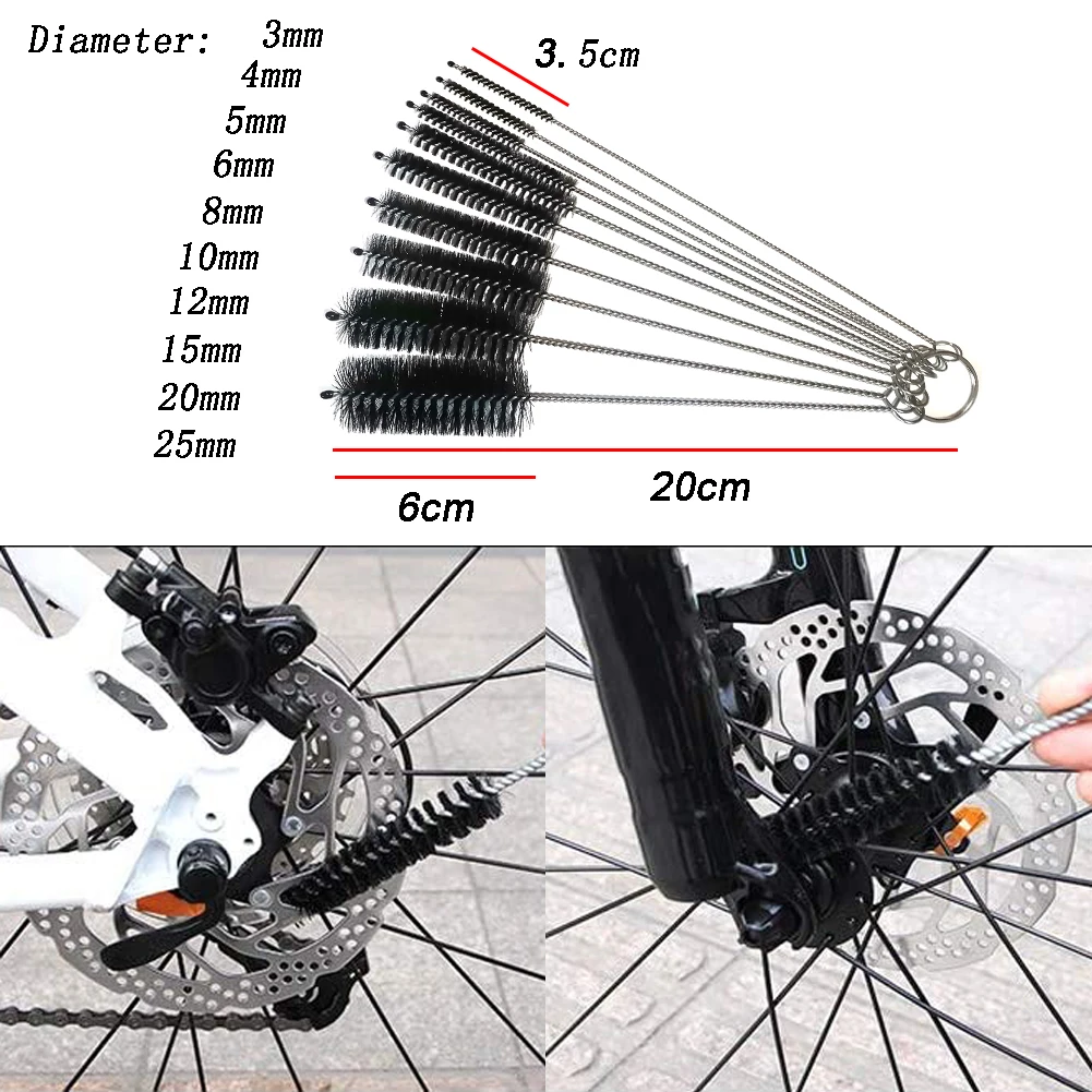 Набор для чистки велосипедной цепи щетка мойки и мытья дорожных велосипедов |