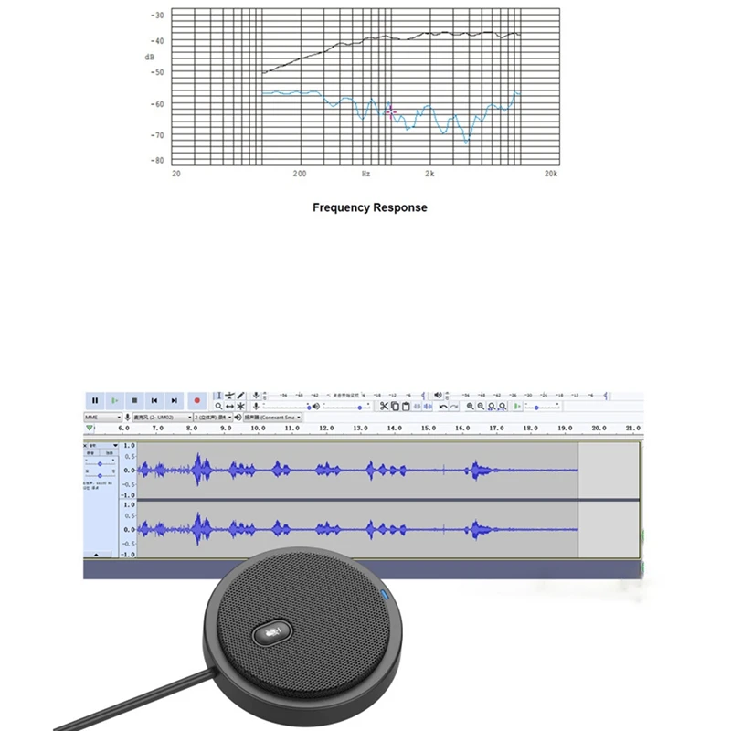 USB всенаправленный конденсаторный микрофон используемый для деловых встреч
