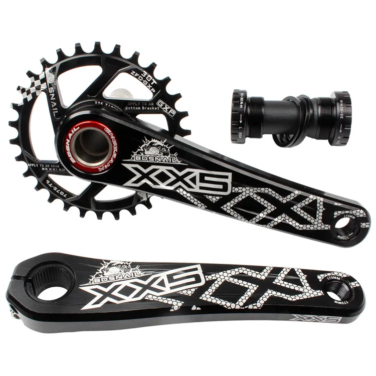 

Mtb mountain bike integrated crank Ultralight CNC Aluminum Alloy bicycle With BB crank modified sprocket wheel GXP XX1 X9 XO X01