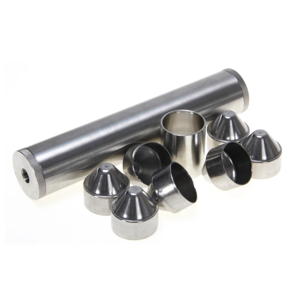 

8*1.7 Inch Full Stainless Steel Solvent Trap 1/2-28 5/8-24 M15 M16/125 M18 M24*1.5 Thread Fuel Filter for Napa 4003 Wix 24003