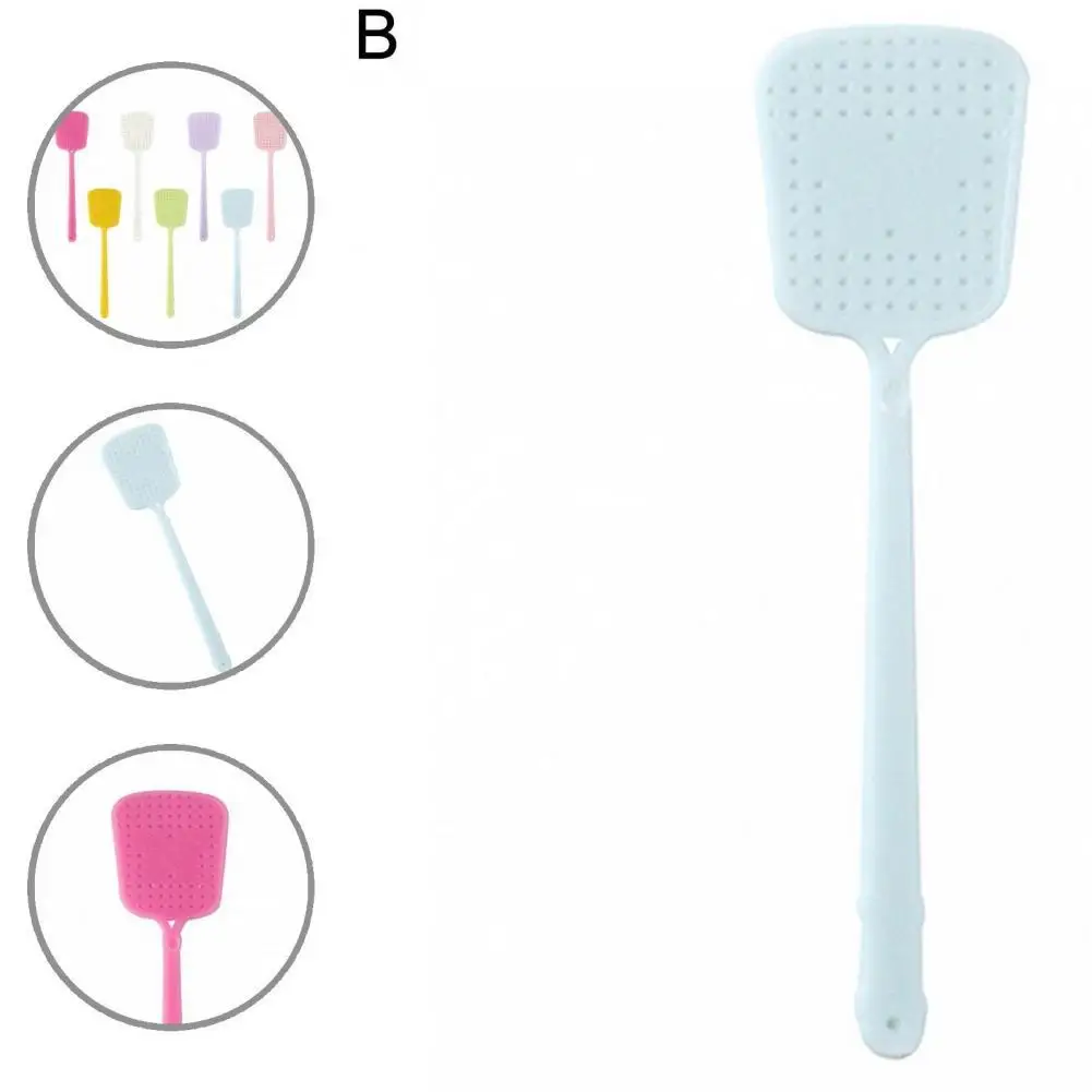

Plastic Pragmatic Mini Miniature Fly Swatter Lightweight Swatter Model Smooth Surface for 1/12 Dollhouse