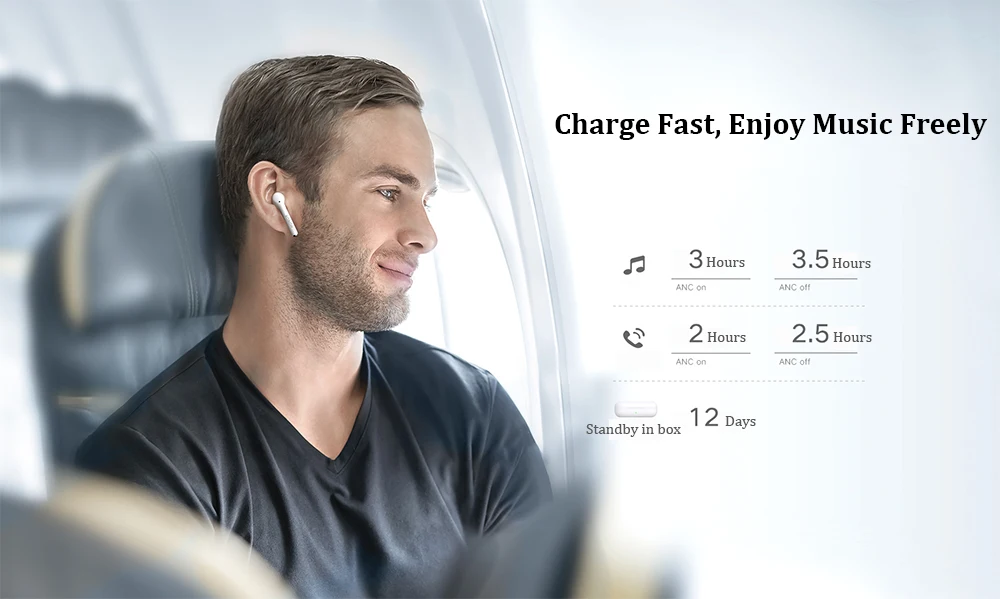 Наушники Honor Magic Flypods 3 TWS беспроводные наушники с микрофоном и шумоподавлением