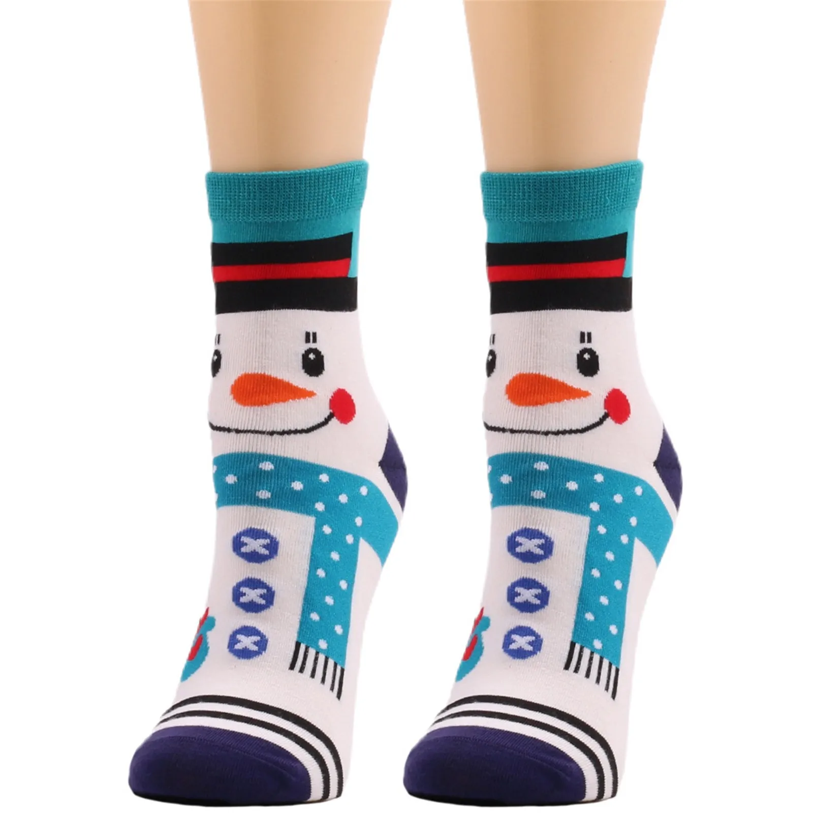 New Funny Socks Women's Winter Christmas Cute Plush Ear Cartoon Animal Print Super Soft Warm Cotton Female Ankle | Женская одежда
