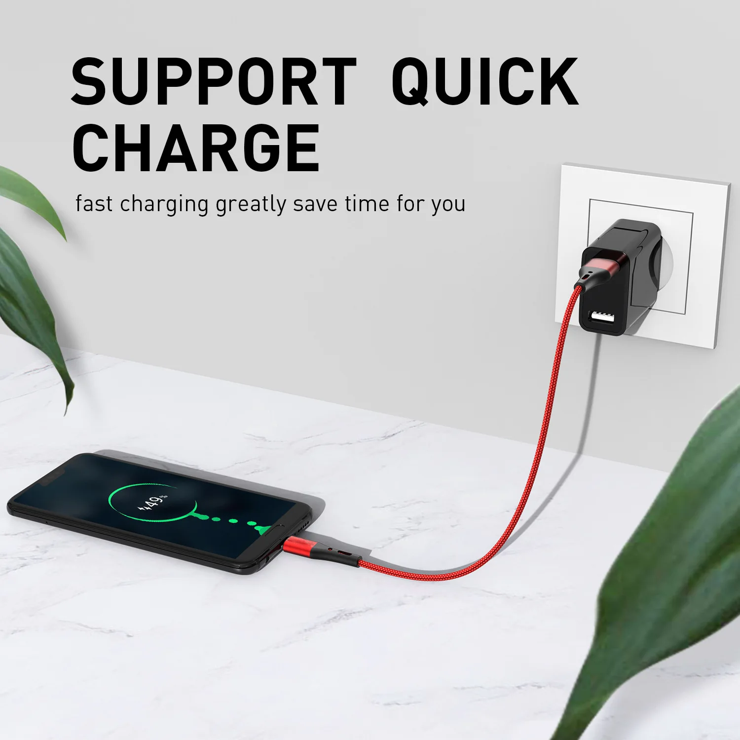 

Кабель USB Type-C для Samsung S20/S10/Xiaomi Mi 11/3A